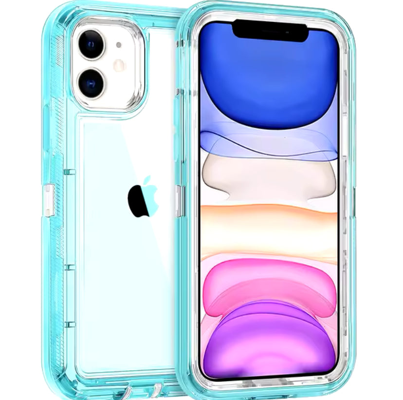 Shockproof Armor Glossy Plain Case