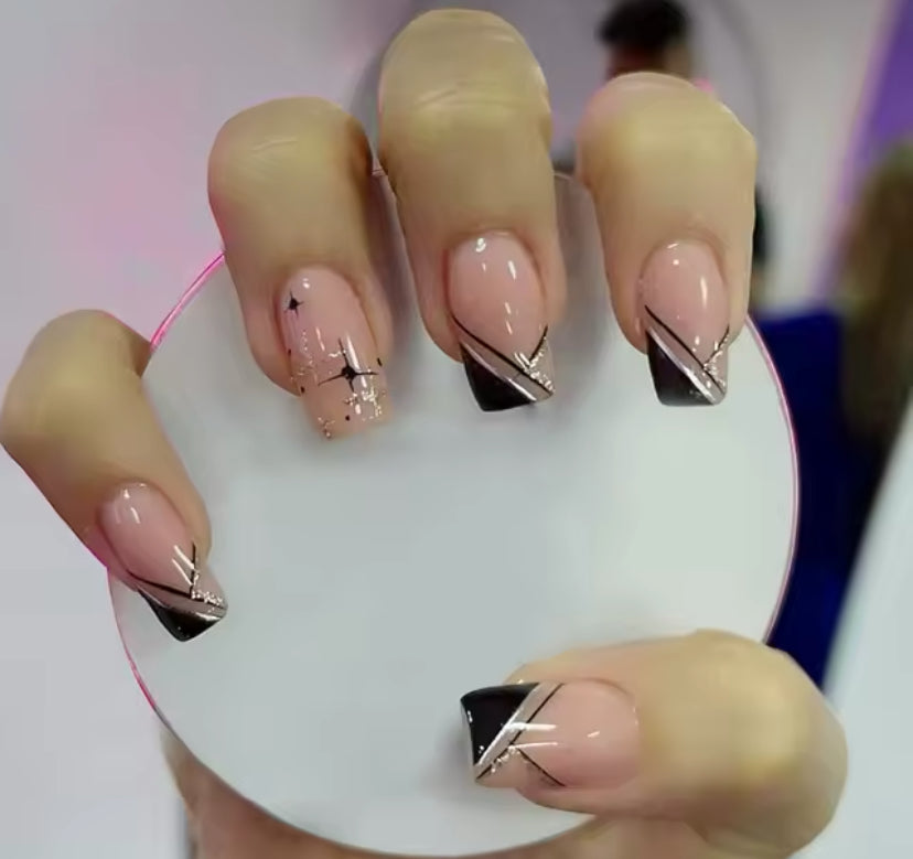 24pc Press On False Nails