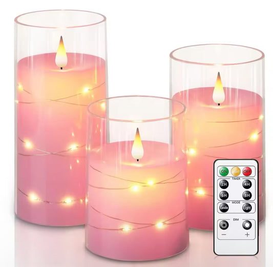 3 Flameless Candle