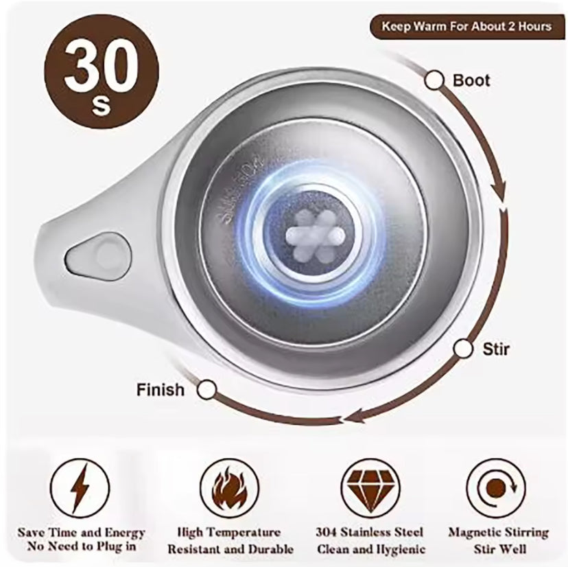 Automatic Stirring Magnetic Cup