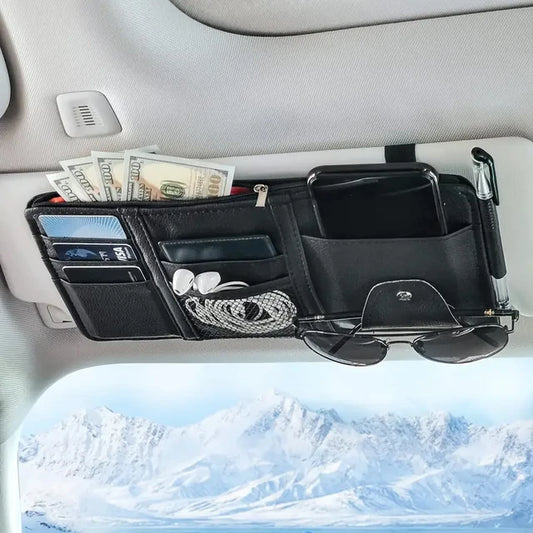 Sun visor organiser