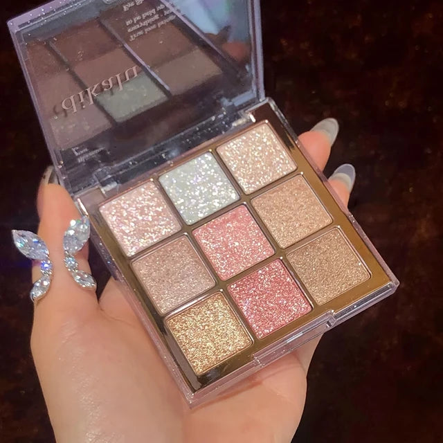 Glitter eyeshadow palette