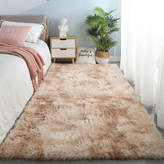 Fluffy rug