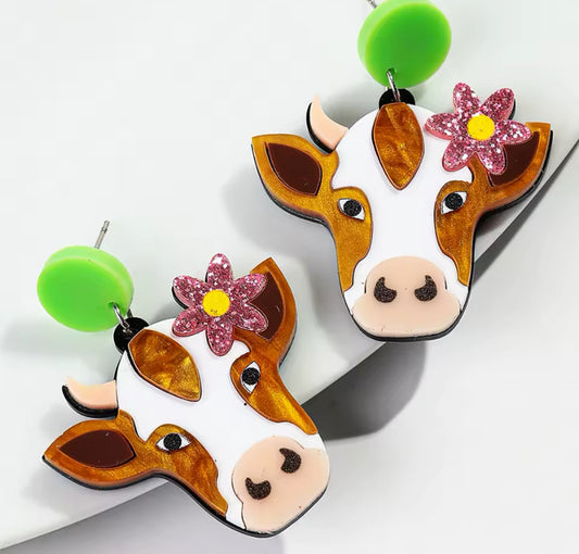 Cow Earrings