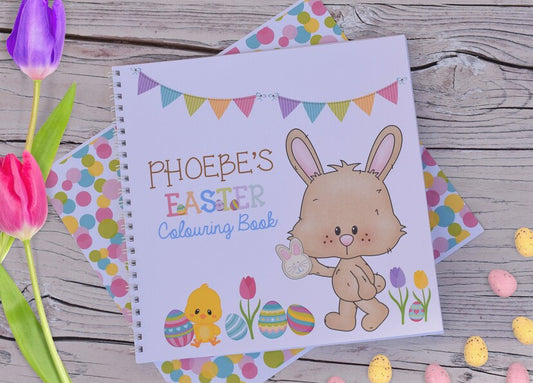 Personalised Easter Colouring Book