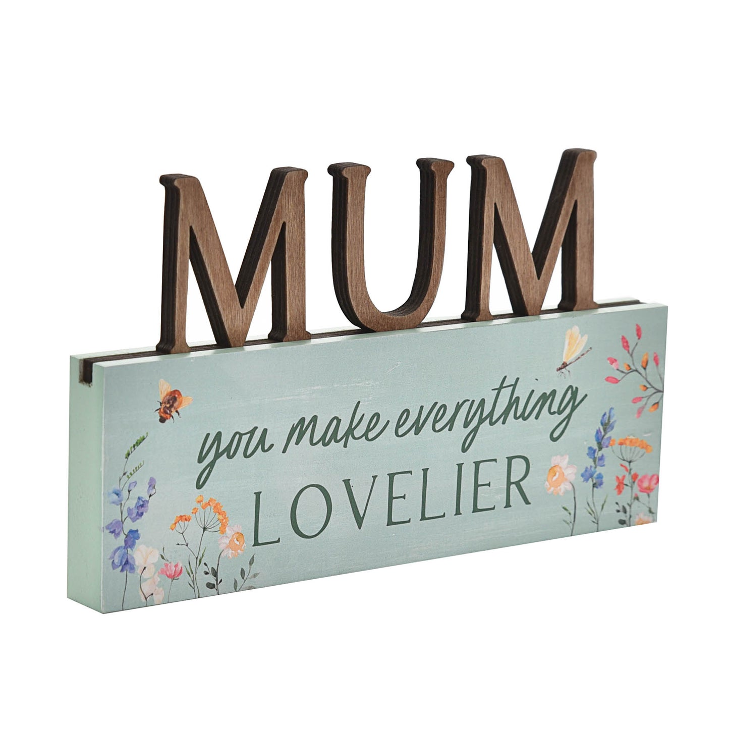 Floral Plaque – Mum