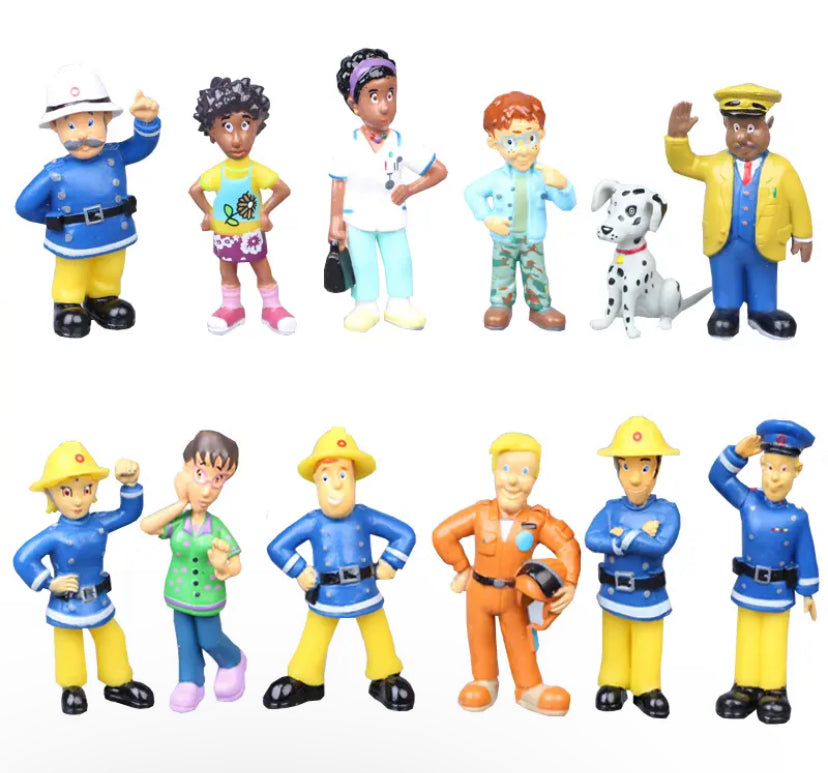 12pc Firemen Set