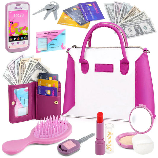 Toy Purse Pretend Play Makeup Set