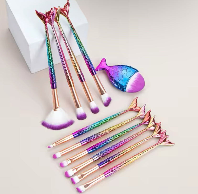 11pc Make Up Brushes