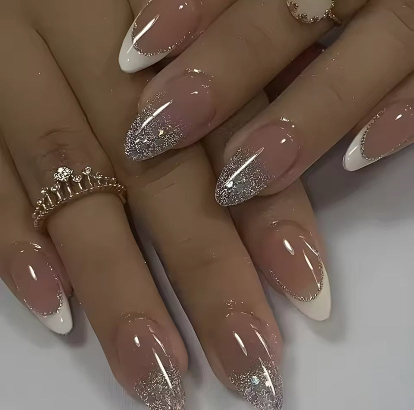 24pc Press On False Nails