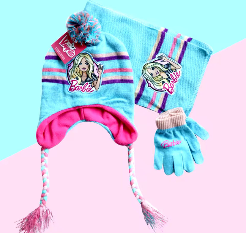 Girls Hat,Scarf & Gloves Set