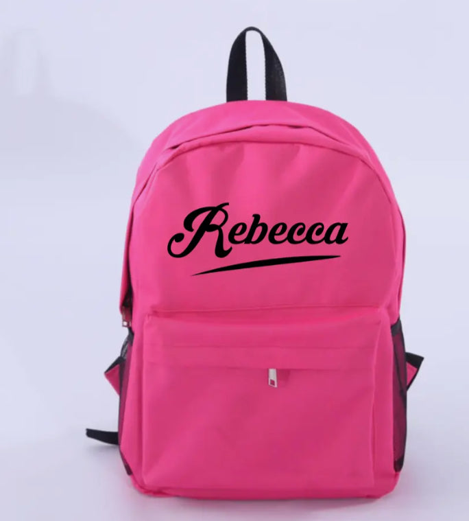 Personalised School Backpack