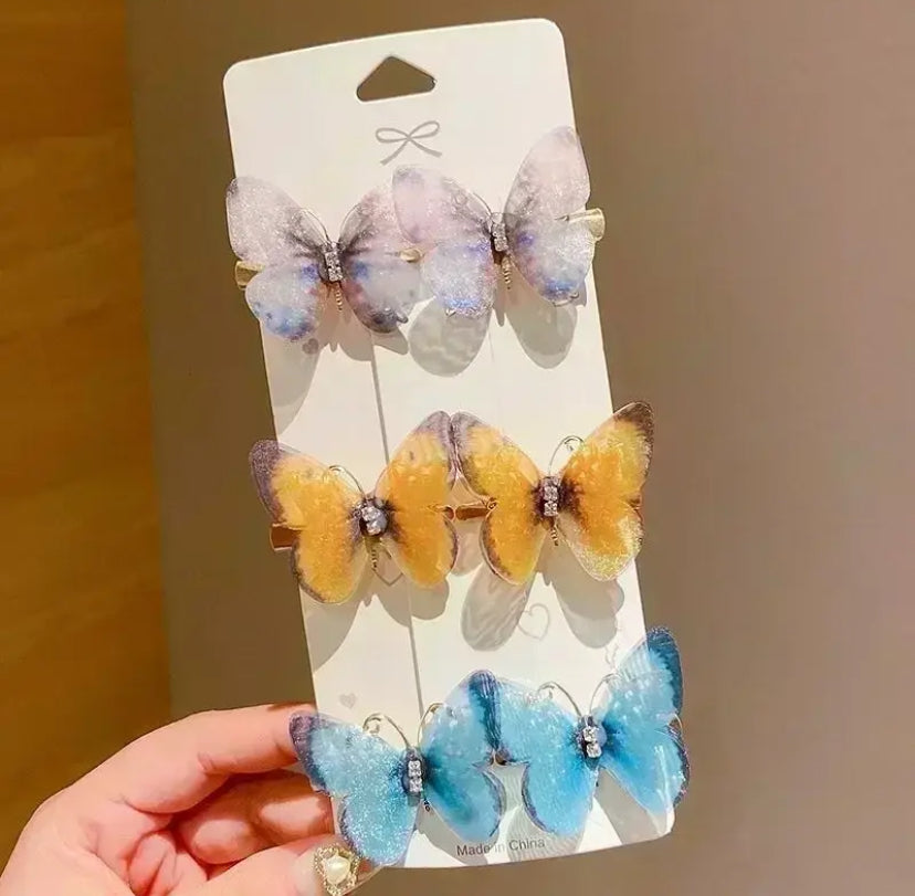 Butterfly Hair Clips