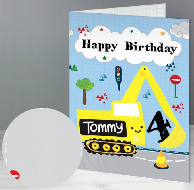 Personalised Number Birthday Cards