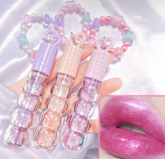 3PCS Shiny Pearl Moisturizer Color-changing Lip Gloss