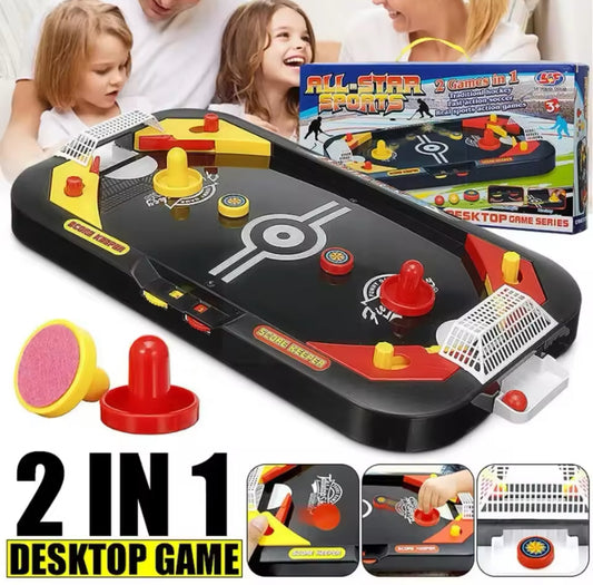 Mini 2 in 1 Air Hockey