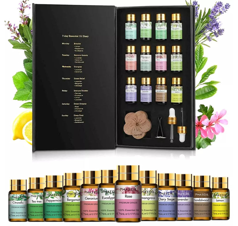 12Pcs Essential Oil Set