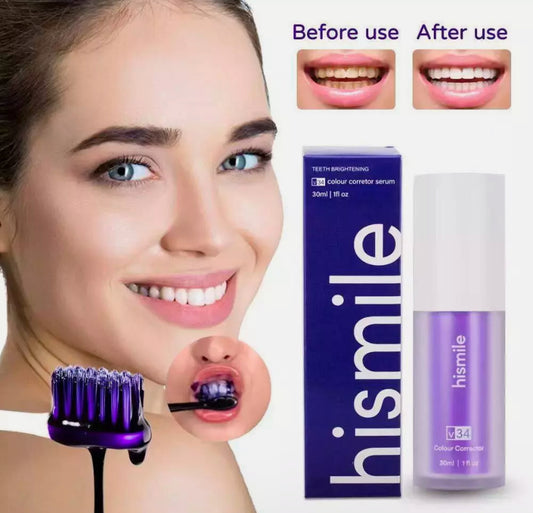 Tooth Stain Removal Purple Teeth Whitening