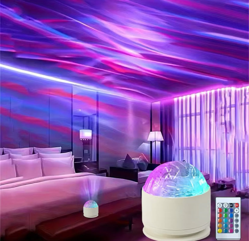 LED Waterripple & Aurora Light Projector