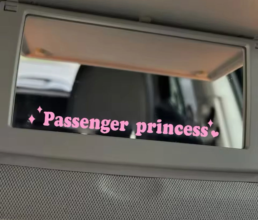 Car Mirror Sticker