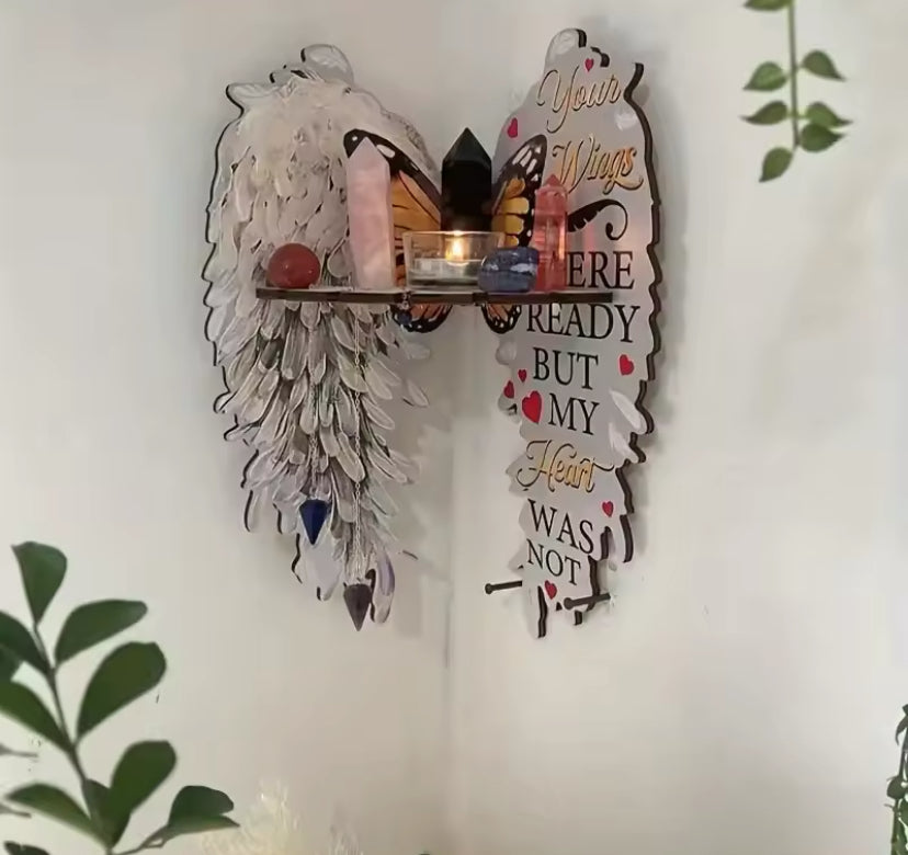 Wood Angel Wing Wall Decoration