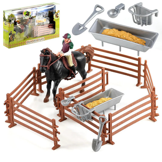 Horse and Rider Playset