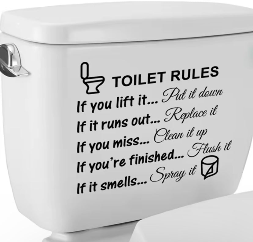 Toilet Sticker