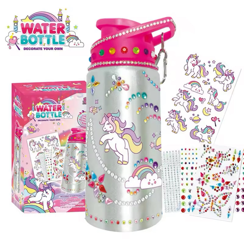 DIY Stickers Decorate & 500ml Bottle