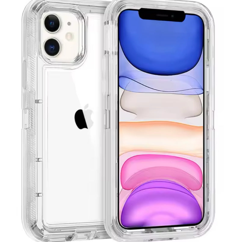 Shockproof Armor Glossy Plain Case