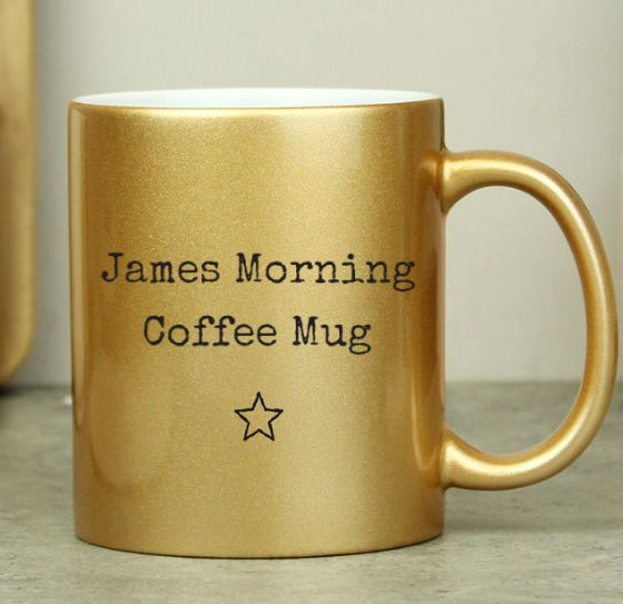 Personalised Morning Coffee Mug