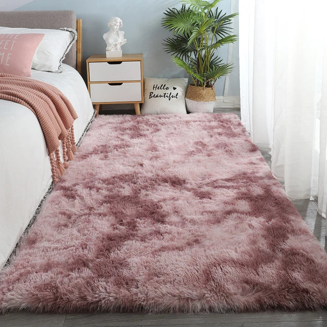 Fluffy rug