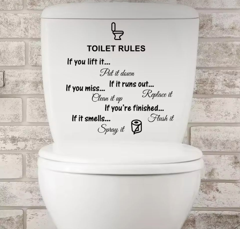 Toilet Stickers