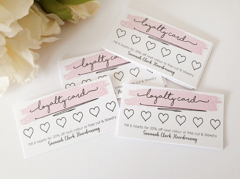 Personalised Loyalty Card x 40