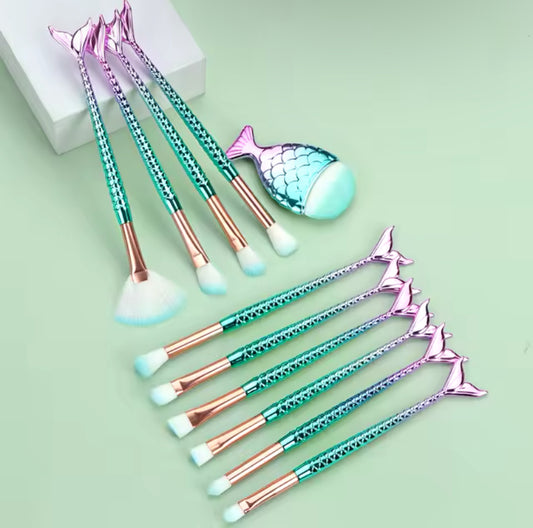 11pc Make Up Brushes