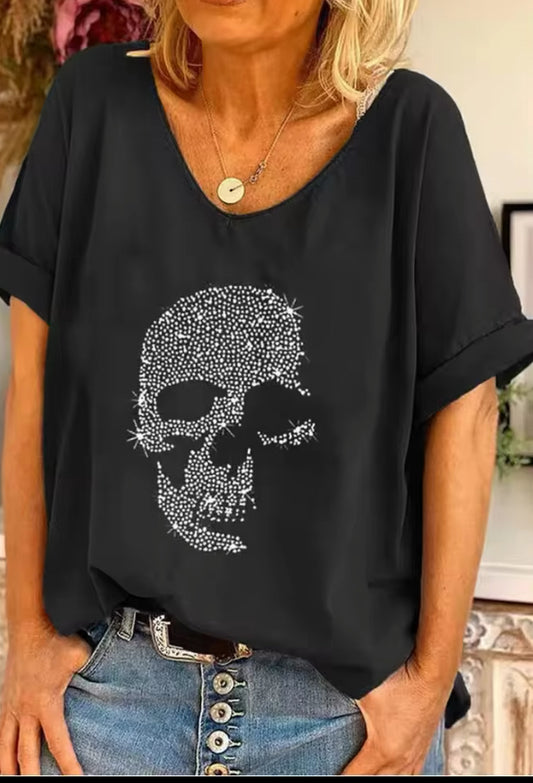 Women Skull Top