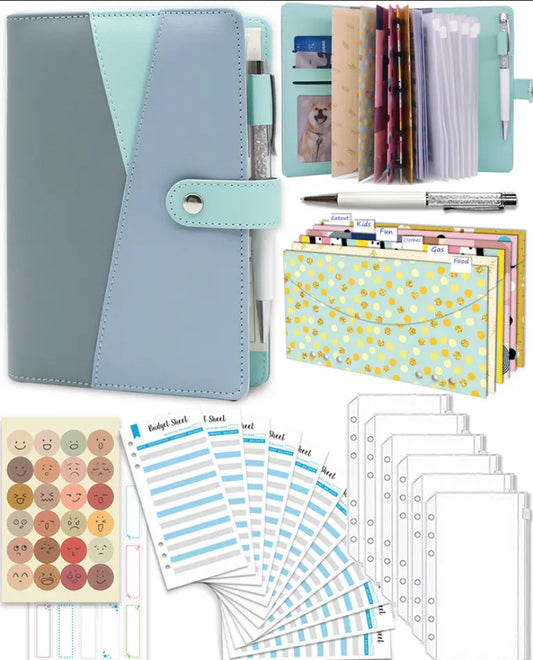 Budget Binder with Zipper Envelopes