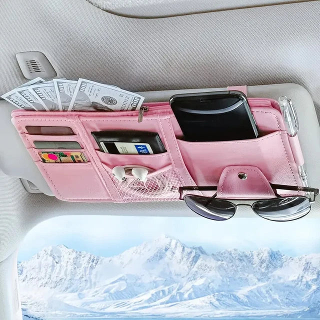 Sun visor organiser