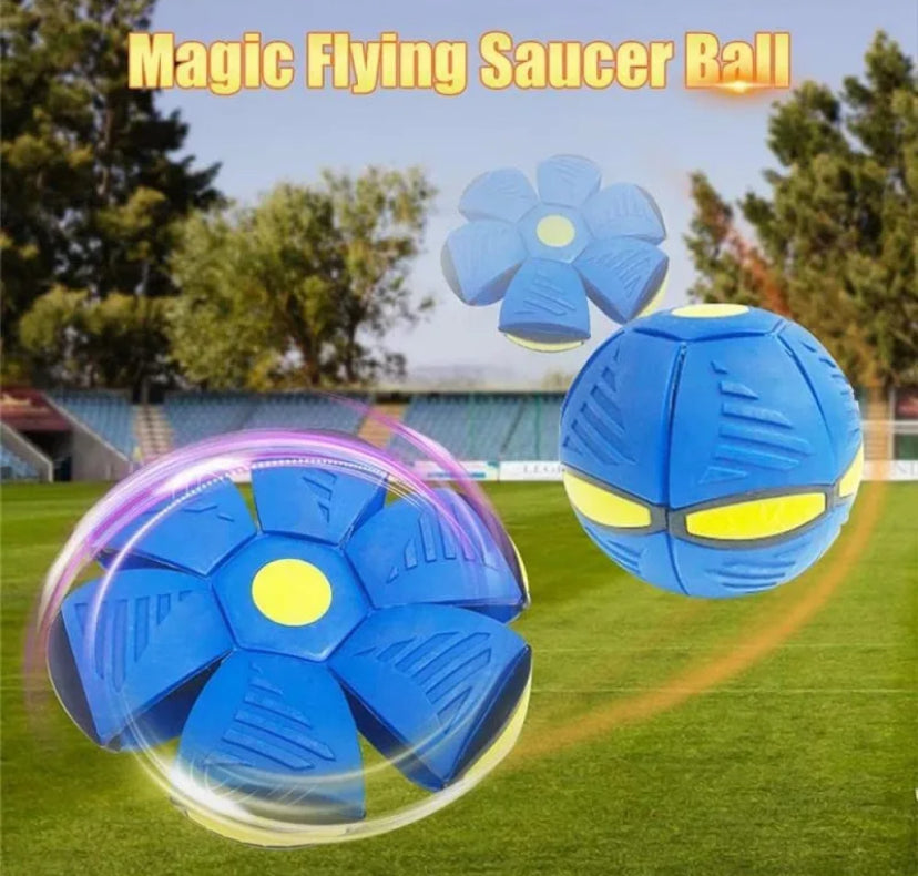 Dog Toys Flying UFO Morph Ball