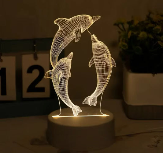 Dolphin Night Lamp