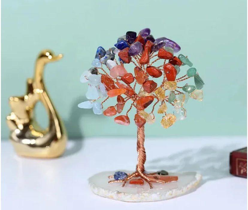 Crystal Tree Gemstone Mini Ornament