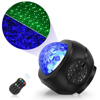 LED Galaxy Projector Starry Music Night Light