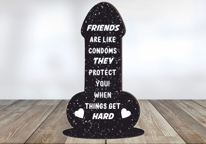 Rude Friendship Plaque