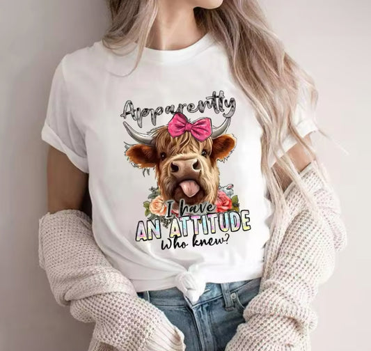 Women Highland Cow TShirt