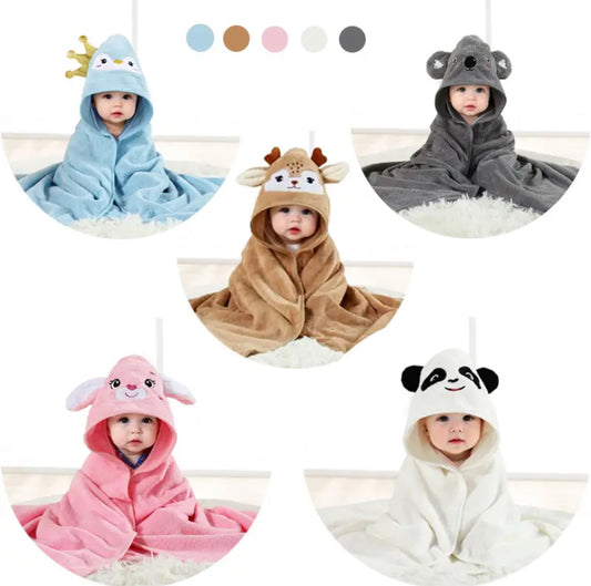 Hooded baby blankets