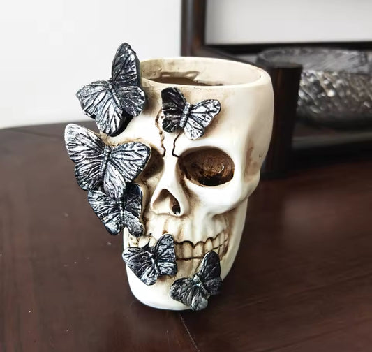 Creative Skull Pen Holder