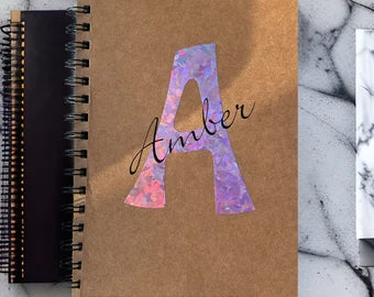 Personalised A5 notebook