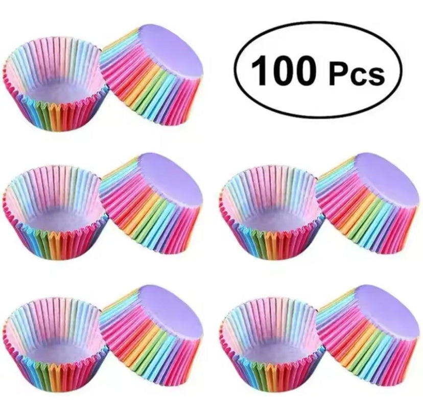 100pc Muffin Papers