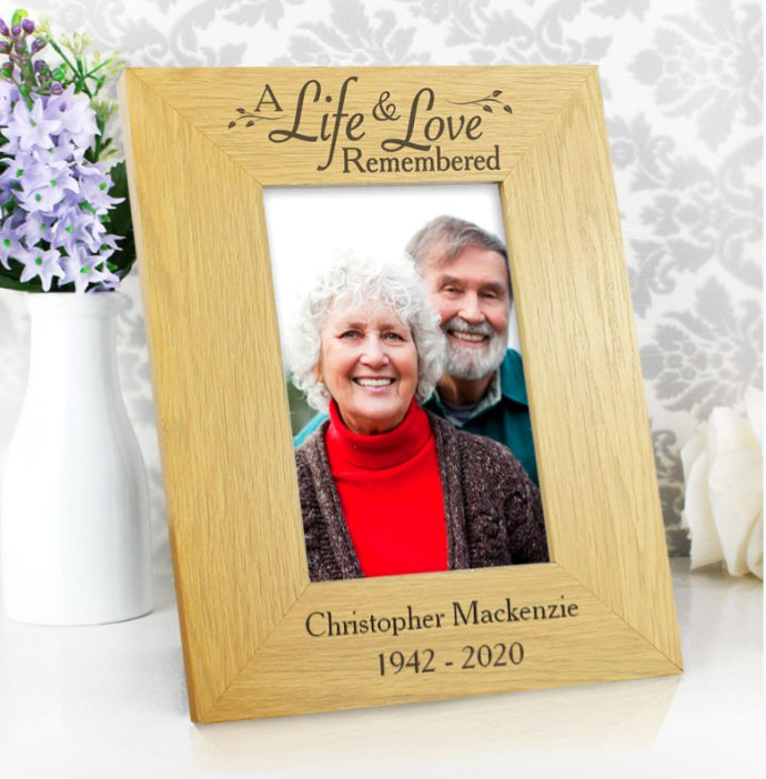 Personalised Memorial 6X4 Frame