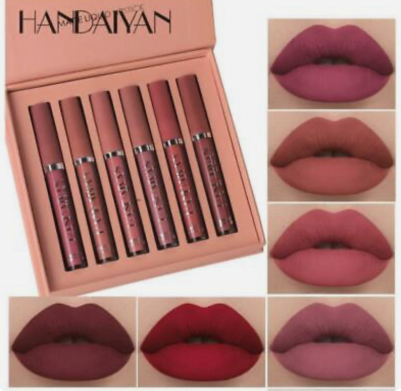 6pc Lipstick Set