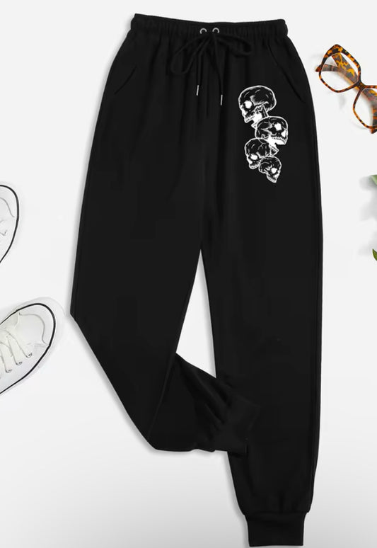 Skull Women Joggers